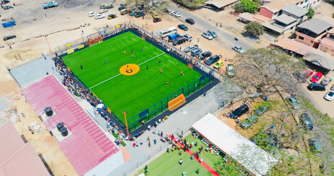 Tema Meridian Cruyff Court hosts first Corporate Soccer Tournament.