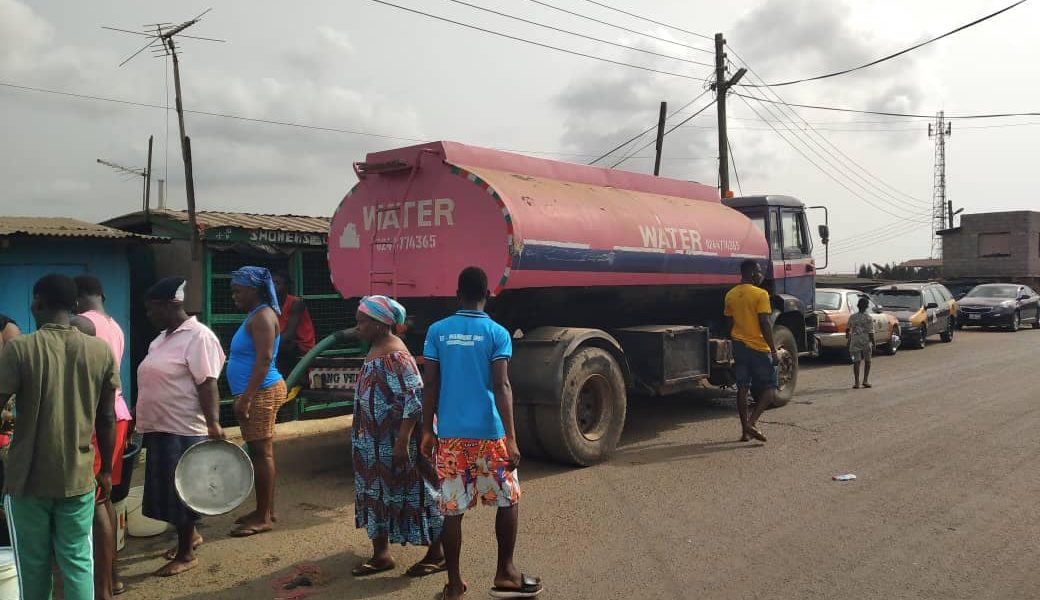 GHANA WATER TO PROVIDE TANKER SERVICE.