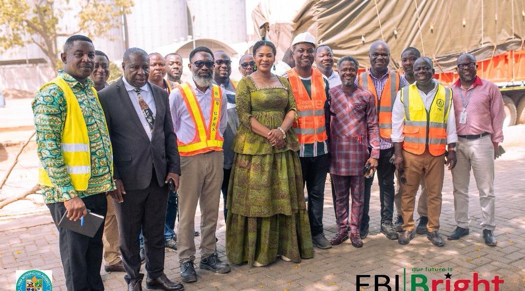 TEMA MAYOR MOVES WITH OTHER KEY COLLABORATORS TO FIX THE HARBOUR ROAD.