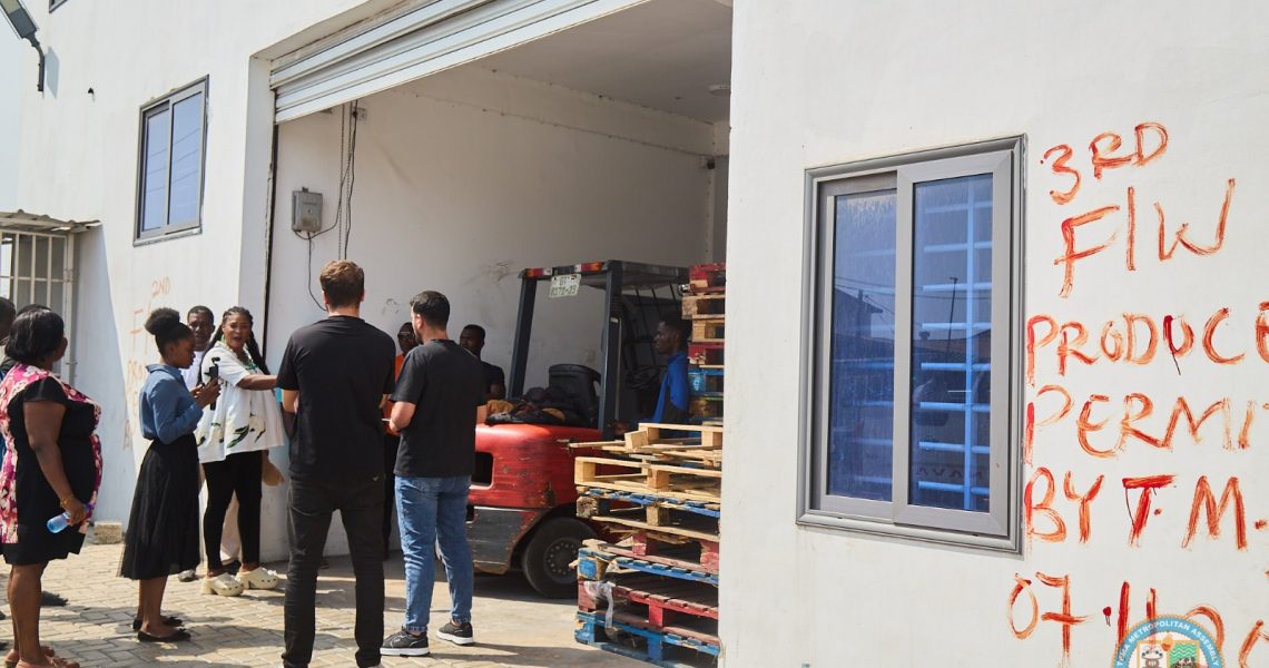 MAYOR ORDERS CLOSURE OF 100+ TONNE CAPACITY COLD STORE AT TEMA FISHING HARBOUR.