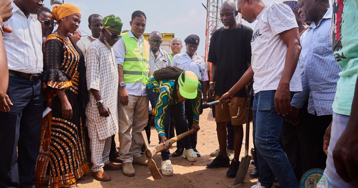 MAYOR OF TEMA ENGAGES STAKEHOLDERS AND CUTS SOD FOR REDEVELOPMENT OF ELAPASO LORRY STATION.