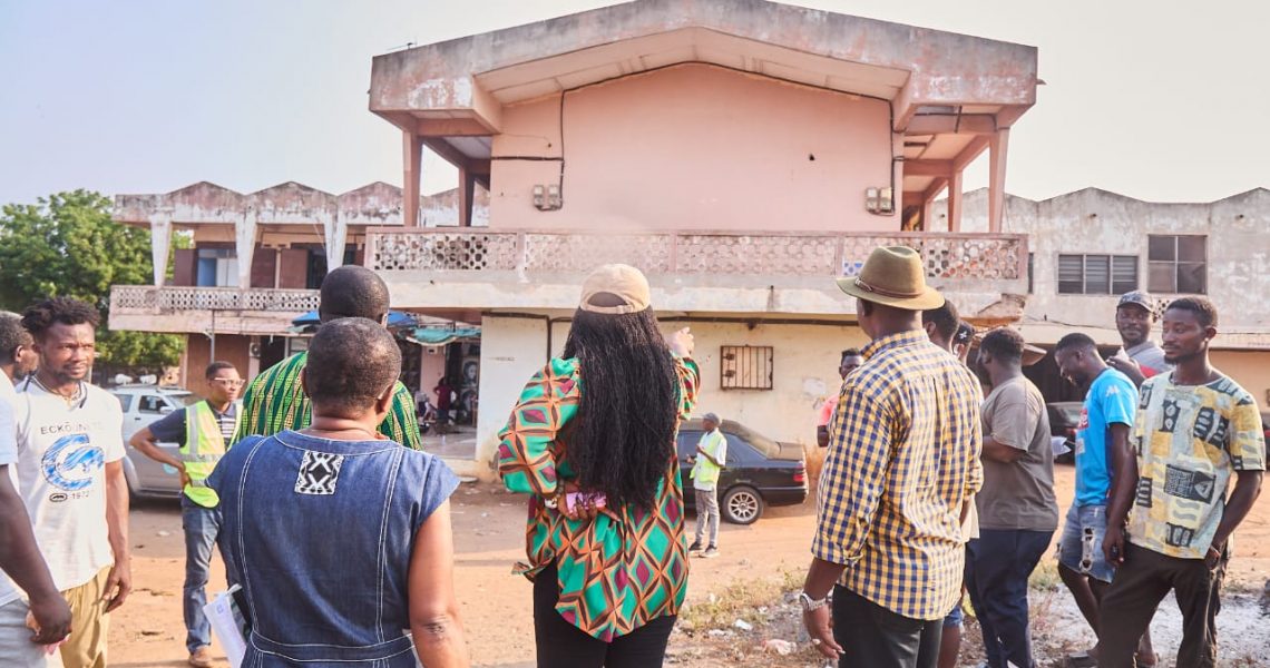 MAYOR OF TEMA UNDERTAKES INSPECTION TOUR OF TMA PROPERTIES IN COMMUNITY 4.