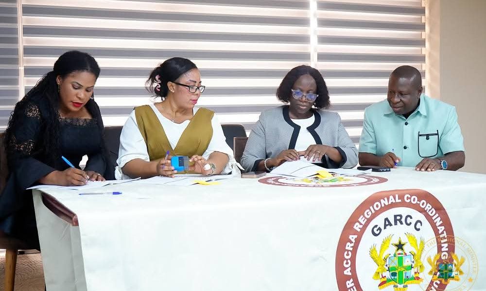 HON. EBI BRIGHT RECEIVES PERFORMANCE CONTRACT IN ACCRA.