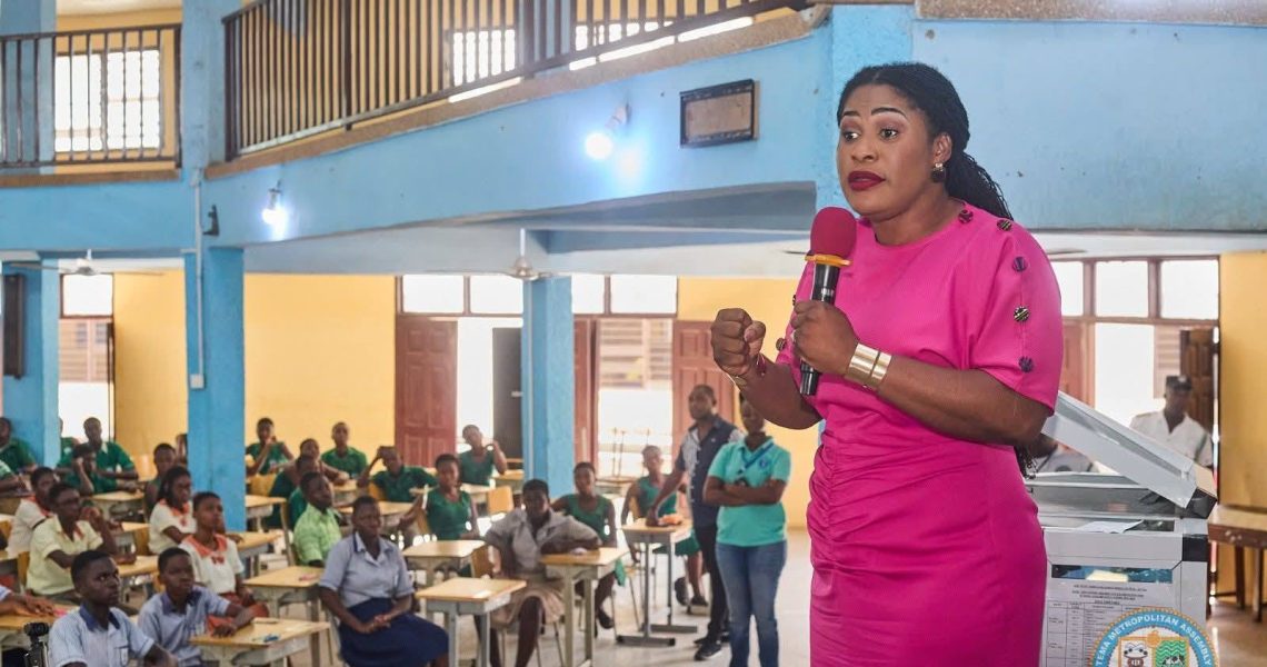 BECE CANDIDATES ENCOURAGED DURING MONITORING TOUR IN TEMA.