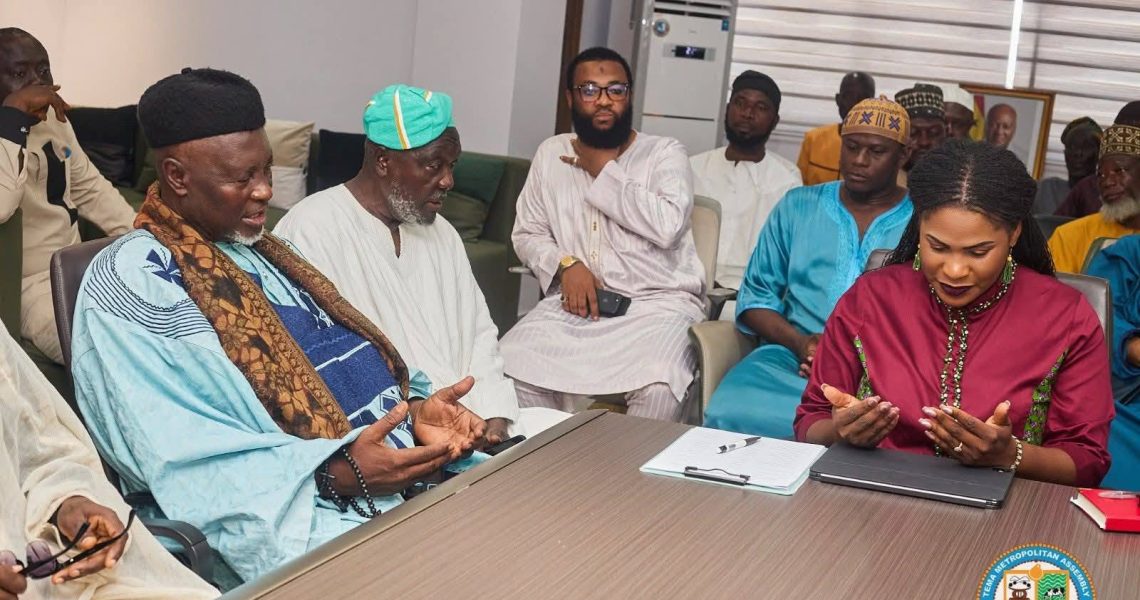 MAYOR REAFFIRMS PARTNERSHIP WITH MUSLIM COMMUNITY IN TEMA.