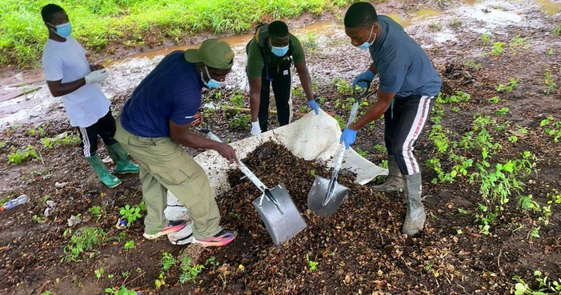 TMA, NATIONAL CADET CORPS BRAVO BRAVO GROUP ORGANISES CLEAN-UP EXERCISE IN TEMA.
